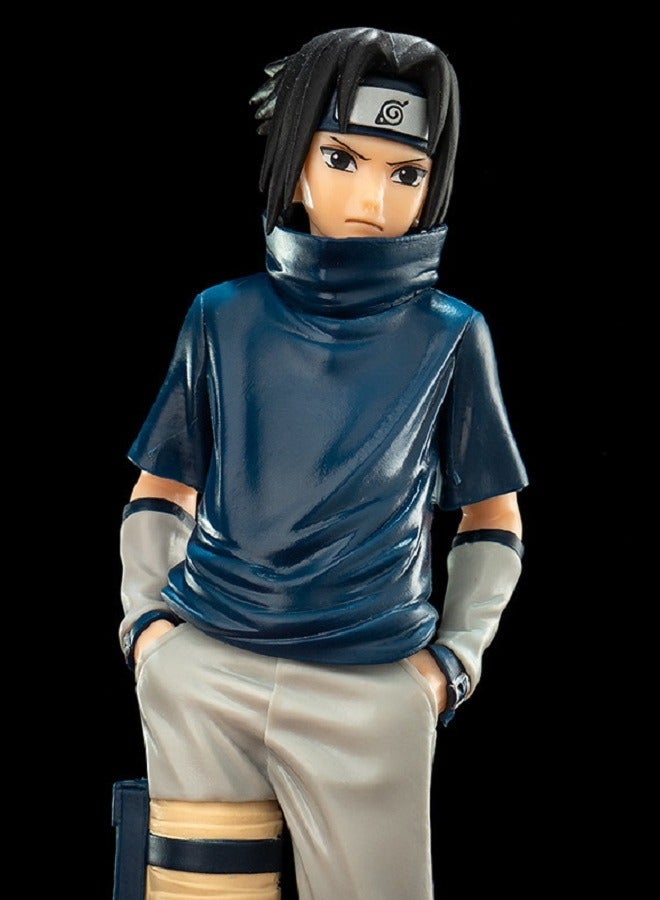 Naruto Childhood Uchiha Sasuke Handmade Figurine Model Decoration - Image 5